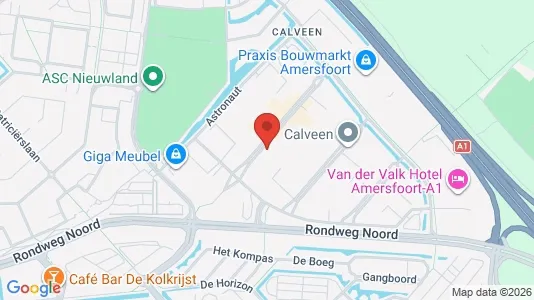 Gewerbeflächen zur Miete i Amersfoort - kort over placeringen