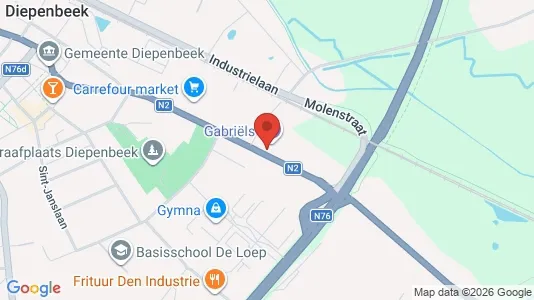 Gewerbeflächen zur Miete i Diepenbeek – Foto von Google Street View
