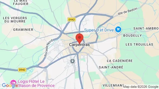 Büros zur Miete i Carpentras – Foto von Google Street View