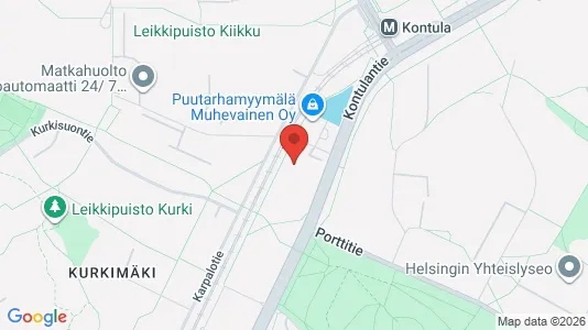 Lager til leie i Helsingfors Itäinen – Bilde fra Google Street View