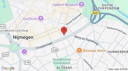 Office spaces for rent i Nijmegen - kort over placeringen