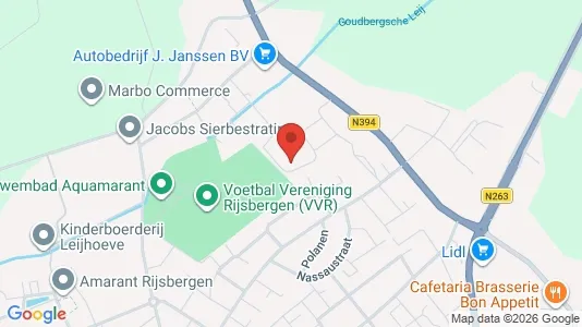 Lokaler til leje i Zundert - kort over placeringen