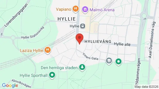 Toimistotilat Vuokrattavana i Hyllie - kort over placeringen