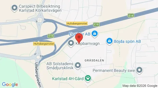 Office spaces for rent i Karlstad - kort over placeringen