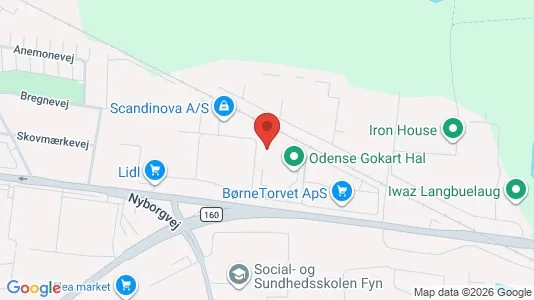 Büros zur Miete i Odense SØ – Foto von Google Street View