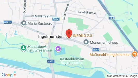 Gewerbeflächen zur Miete i Ingelmunster – Foto von Google Street View