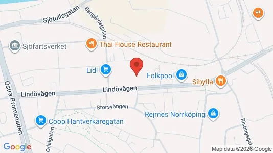 Lokaler til leje i Norrköping - Foto fra Google Street View