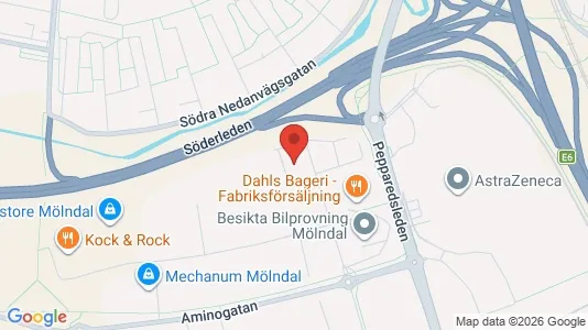 Büros zur Miete i Mölndal – Foto von Google Street View