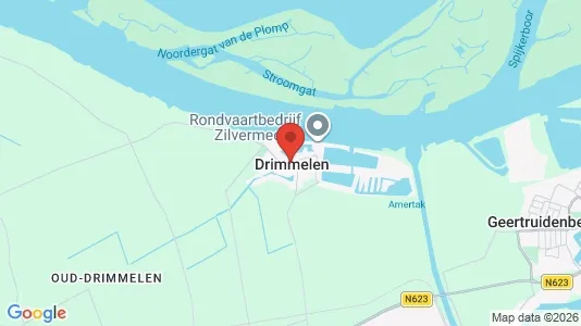 Gewerbeflächen zur Miete i Drimmelen - kort over placeringen