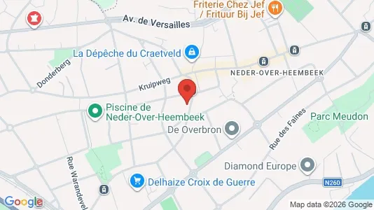 Gewerbeflächen zur Miete i Stad Brussel – Foto von Google Street View