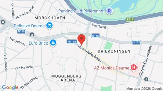 Commercial properties for rent i Antwerp Deurne - Photo from Google Street View