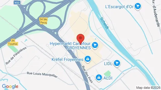 Gewerbeflächen zur Miete i Doornik – Foto von Google Street View