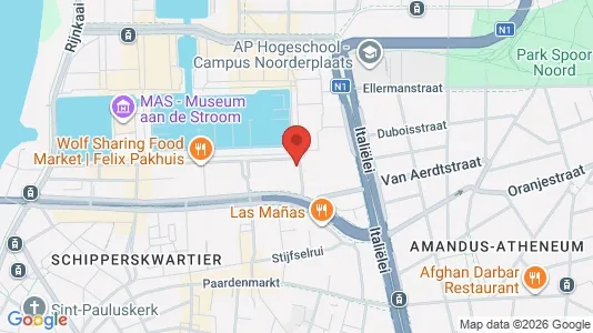 Büros zur Miete i Stad Antwerp - kort over placeringen