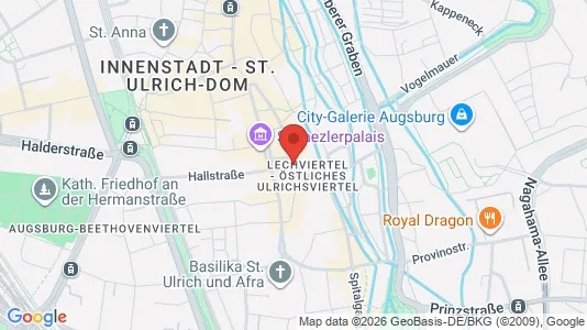 Lokaler til leie i Augsburg – Bilde fra Google Street View