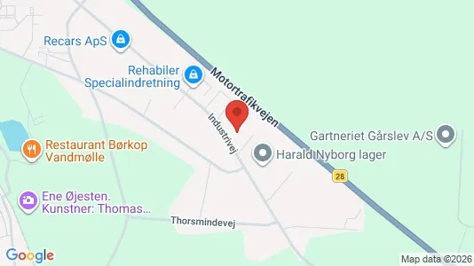 Lokaler til leje i Børkop - Foto fra Google Street View