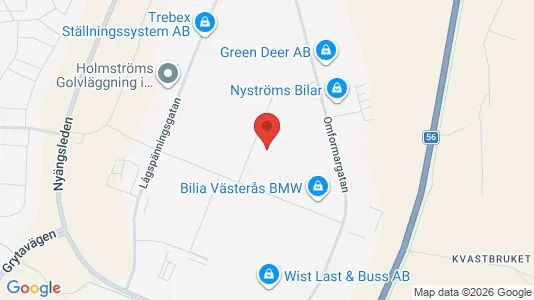 Liikekiinteistöt Myynnissä i Västerås - Kuva Google Street Viewstä