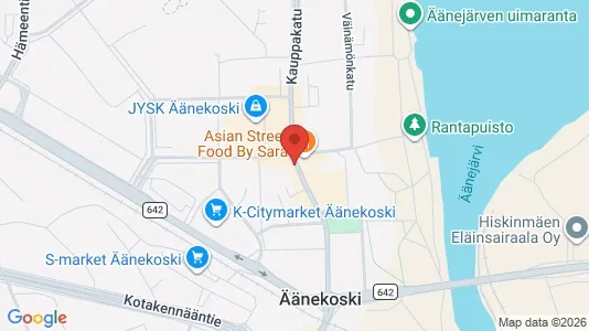 Nieruchomości komercyjne Na sprzedaż i Äänekoski - kort over placeringen