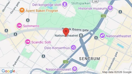 Lokale biurowe Do wynajęcia i Oslo Sentrum - kort over placeringen