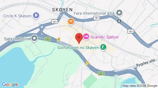 Büros zur Miete i Oslo Ullern – Foto von Google Street View