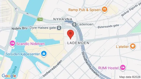 Büros zur Miete i Trondheim Østbyen – Foto von Google Street View