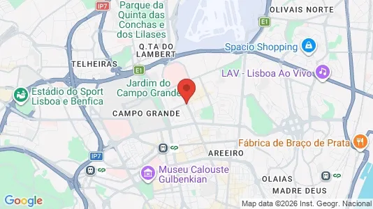 Büros zur Miete i Lissabon Alvalade – Foto von Google Street View