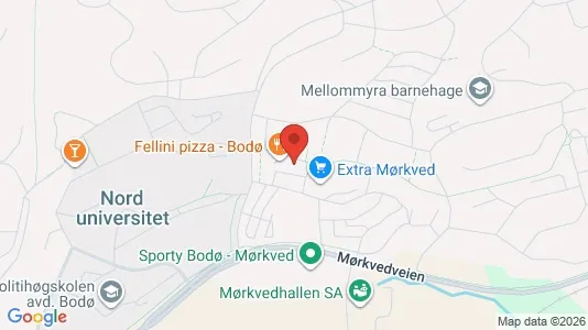 Gewerbeflächen zur Miete i Bodø - kort over placeringen