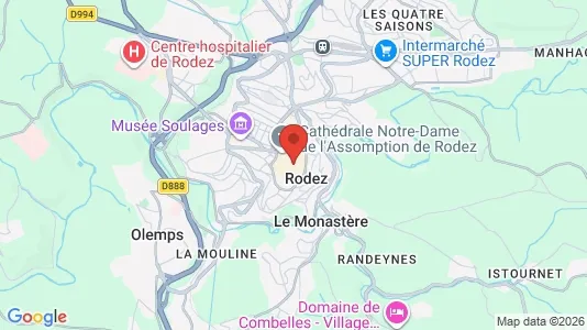 Bedrijfsruimtes te koop i Rodez - Foto uit Google Street View