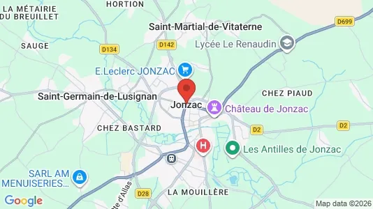 Commercial properties for sale i Jonzac - Photo from Google Street View