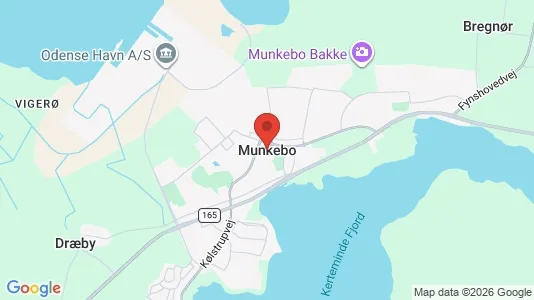 Commercial properties for rent i Munkebo - kort over placeringen