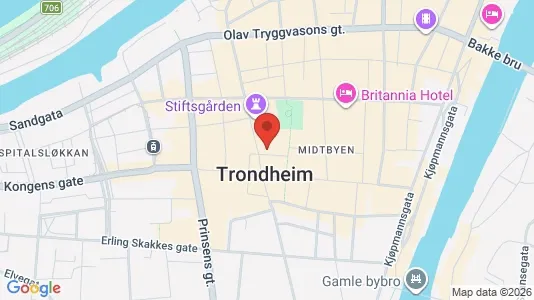 Büros zur Miete i Trondheim Midtbyen - kort over placeringen