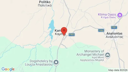 Commercial properties for sale i Kampia - kort over placeringen