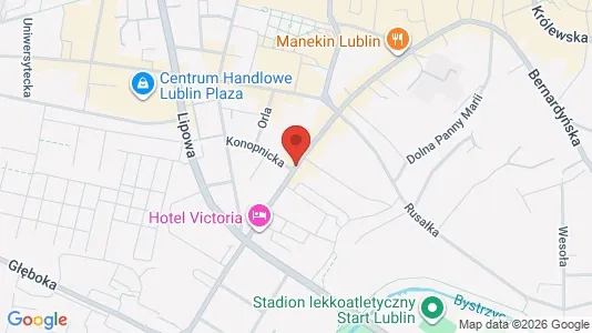 Kontorlokaler til leje i Lublin - Foto fra Google Street View