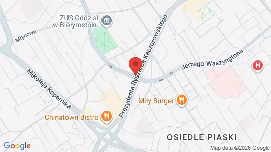Kontorlokaler til leje i Białystok - Foto fra Google Street View