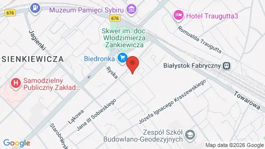 Kontorlokaler til leje i Białystok - Foto fra Google Street View