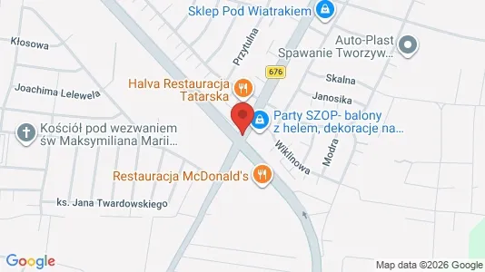 Büros zur Miete i Białystok - kort over placeringen