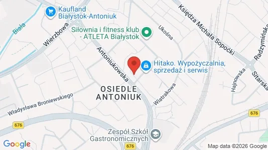 Kontorlokaler til leje i Białystok - Foto fra Google Street View