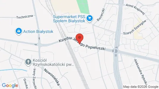 Kontorlokaler til leje i Białystok - Foto fra Google Street View