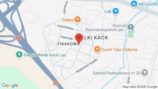 Espacios de oficina En alquiler i Gdynia - kort over placeringen
