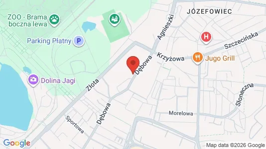 Kontorer til leie i Katowice - kort over placeringen