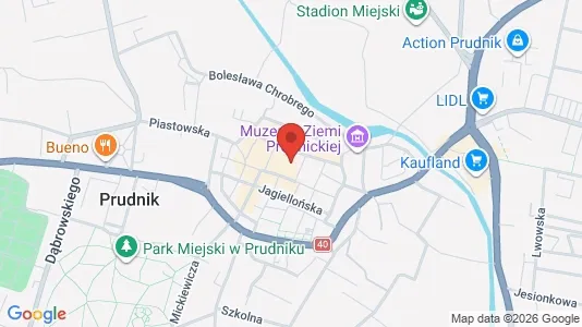 Toimistotilat Vuokrattavana i Prudnicki - Kuva Google Street Viewstä