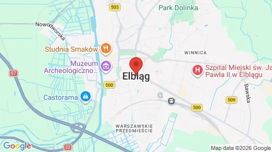 Büros zur Miete i Elbląski – Foto von Google Street View