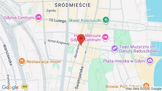 Büros zur Miete i Gdynia – Foto von Google Street View