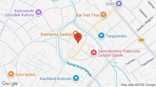 Toimistotilat Vuokrattavana i Kościański - Kuva Google Street Viewstä
