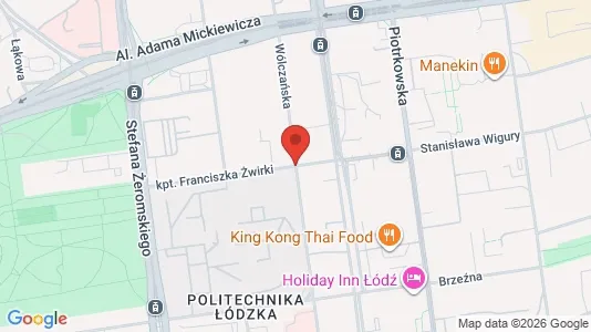 Kontorlokaler til leje i Łódź - Foto fra Google Street View