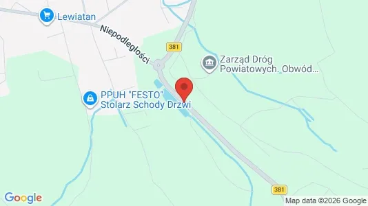 Kontorlokaler til leje i Kłodzki - kort over placeringen
