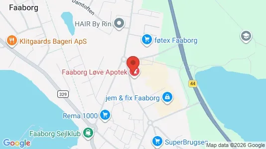 Lokale biurowe Do wynajęcia i Faaborg - kort over placeringen