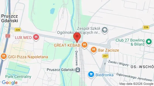 Espacios de oficina En alquiler i Gdański - Foto de Google Street View