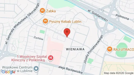 Toimistotilat Vuokrattavana i Lublin - kort over placeringen