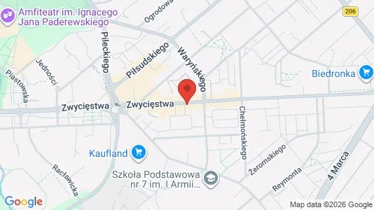 Kantorruimte te huur i Koszalin - Foto uit Google Street View