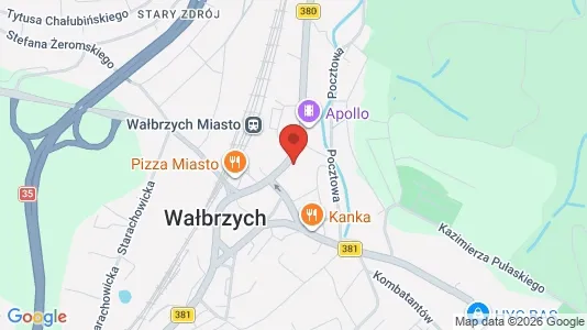 Kontorlokaler til leje i Wałbrzych - Foto fra Google Street View